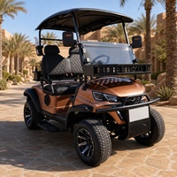 Carrinho de Golfe Elétrico Jetty Beach para 2, 4 ou 6 Passageiros, Motor AC 72V 7.5KW, Bateria de Lítio, para Equipe de Cais e Transporte de Cesto de Caranguejos