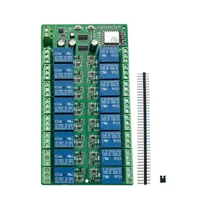 5V ESP8266 modul Relay 16 saluran WIFI ESP-12F papan pengembangan catu daya