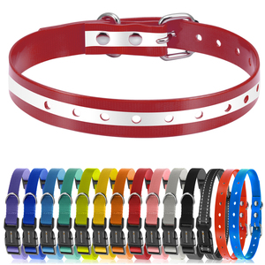 Venta caliente collares reflectantes para perros de caza correas de estilo occidental perros pequeños medianos grandes Uso de mascotas collares recubiertos de TPU - Product Image 3