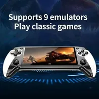 Console de jeu portable QBUY X9, 1500 mAh, écran HD 5,5 pouces, rétro, 3000 jeux intégrés, Wi-Fi, OS
