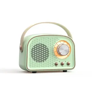 Mini retro cổ điển Bass màu xanh răng Loa di động không dây TGS loa với <span class=keywords><strong>TF</strong></span> âm nhạc Máy nghe nhạc - Product Image 1