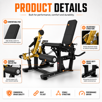 Appareil de musculation certifié CE TOPTONS : Machine à charge de plaques en acier pour exercices Pec Fly assis et Deltéens arrière, idéal pour la maison