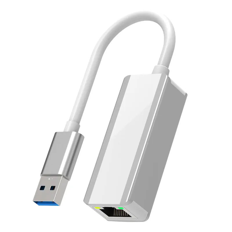 USB 3.0 Network Card To USB Gigabit Ethernet Adapter 1000 Mbps External For Windows 10 Mac OS PC Laptop