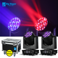 Éclairage de Scène Mobile à Tête Zoom Bee Eye 7x40W LED RGBW Big Dipper Betopper pour Discothèque DJ KTV Bar Nightclub