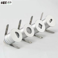 Boîtier de luminaire encastré en aluminium, profilé en aluminium pour lampe encastrée, accessoire d'éclairage mécanique, sur mesure