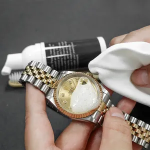 卸売工場価格時計クリーナースプレー天然成分時計クリーナーキット50ml時計クリーナー布とブラシ付き