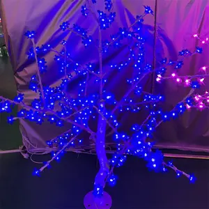 Outdoor Use Waterproof Multi Color Led Cherry Blossom Tree Light Acrylic Material Led Tree Flower Light