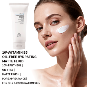 Crème réparatrice apaisante pour le visage à 10% de vitamine B5 (panthénol) avec glycérine <span class=keywords><strong>et</strong></span> squalane, lotion hydratante rafraîchissante <span class=keywords><strong>et</strong></span> régulatrice de sébum - Product Image 2