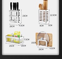 Égouttoir à vaisselle double en acier inoxydable pour évier de cuisine, design moderne, durable, multifonctionnel, étagère de rangement de comptoir pour casseroles