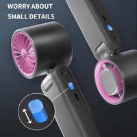 Kipas Mini Portabel Elektrik USB Rechargeable Harga Grosir Murah untuk Kantor dan Luar Ruangan