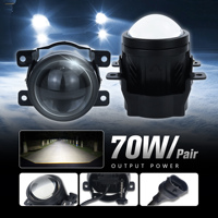 GOODZOOM Phares antibrouillard 3'' universels pour voiture, projecteurs LED, feux de conduite, projecteurs antibrouillard bi-LED 3 pouces pour voiture, camion, 24V