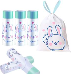 Bolsas de basura pequeñas con cordón de cierre Huamaohengchun 1.1, ideales para diversas áreas del hogar, personalizables. - Product Image 1