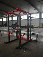 Venta al por mayor Power Rack Squat Rack con Plataforma Gimnasio en Casa S088 Entrenador Multifuncional con Plataforma de Levantamiento de Pesas