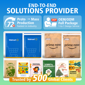 Formato personalizzato eco-friendly carta Kraft a nido d'ape mailer-sostenibile antiurto spedizione all'ingrosso consegne <span class=keywords><strong>corriere</strong></span> durevoli - Product Image 4