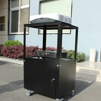 Support de projecteur laser à focale ultra courte pour poste de travail mobile mécanique sur chariot