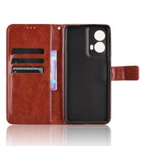 Funda Cartera para Moto G85 <span class=keywords><strong>5G</strong></span>, Funda Protectora para Teléfono Móvil con Tapa Magnética y Soporte para Tarjetas de Cuero PU Vintage para <span class=keywords><strong>Motorola</strong></span> S50 Neo G85 <span class=keywords><strong>5G</strong></span> - Product Image 2