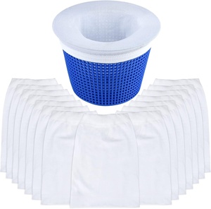 Vente chaude 20 Pack Swimming Pool <span class=keywords><strong>Skimmer</strong></span> Socks Savers <span class=keywords><strong>pour</strong></span> filtres de piscine - Product Image 1
