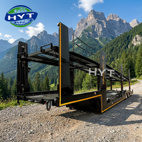 Semi-remorque porte-voitures en acier sur mesure, directement de l'usine, pour le transport de véhicules, camions lourds, SUV, logistique, charge utile maximale