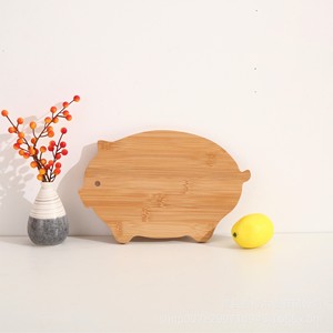 Planche à découper en bambou ronde avec poignée pour la cuisine, bloc à découper en bois pour la maison - Product Image 4