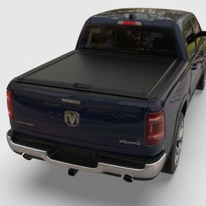Couverture de benne rigide rétractable en alliage d'aluminium étanche et verrouillable pour NP300 Ranger Dodge Ram 1500 Big Horn Rebel TRX - Product Image 1