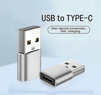 Adaptateur USB 3.2 Gen1 Type C vers USB A en aluminium, 5 Gbps, haute vitesse, convertisseur de données OTG pour MacBook, iPad Pro, téléphone