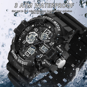 Reloj Digital de Moda SANDA 3168, Reloj de Pulsera Electrónico Multifuncional con Resistencia al Agua, Cronógrafo y Alarma - Product Image 6