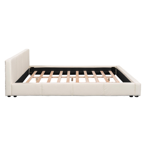 Modern Wood <b>Frame</b> Adjustable Upholstered <b>Bed</b> with Eco-Friendly Teak <b>Queen</b> <b>Size</b> Plywood Panel Design for Bedroom - Product Image 4