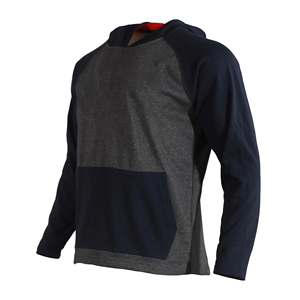 Sudadera con capucha de invierno cómoda para hombre, sudadera con estampado de patrón sólido, Material de poliéster/algodón, serigrafía teñida lisa - Product Image 2