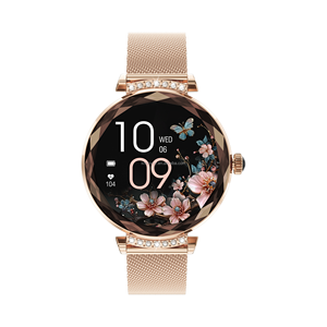 2025 Venta caliente AMOLED Reloj inteligente para mujer BT Llamada Oxígeno en sangre Monitor de ritmo cardíaco Calendario de actividad Rastreador Compatibilidad con IOS - Product Image 5