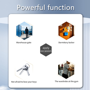荷物ロック パスワードコンビネーションセキュリティロック 荷物スーツケース TSA承認済みロック 3桁コンビネーションパスワード南京錠 - Product Image 6