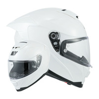 Casque de moto intégral quatre saisons MY FF956 en ABS léger avec visière unique, doublure respirante, homologué ECE/DOT, anti-impact