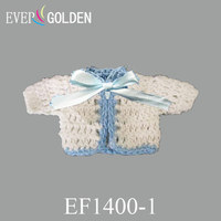 Mini-cadeaux modernes pour baby shower, vêtements pour bébé au crochet, 100% coton, cadeaux pour bébé pour la décoration de baby shower
