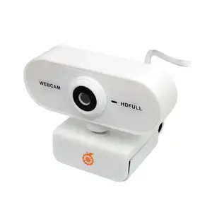 Orange Pi 1080P Mini HD Camera 360 Horizontal Rotation USB Interface Analogue Microphones Compatible with Win XP/7/8/10 iOS