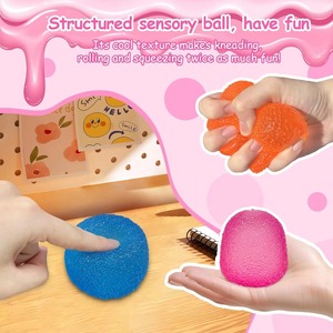 Pelotas Antiestrés de Goma, Blanditas y Resistentes para Niños y Adultos, Pelota Sensorial para Aliviar el Estrés, Recuerdos para Fiestas y Cumpleaños - Product Image 2
