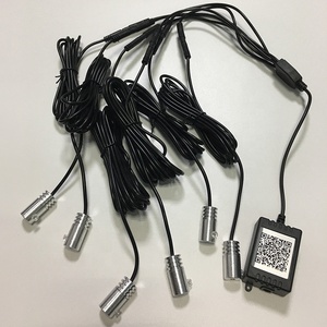 Tira <span class=keywords><strong>de</strong></span> luz <span class=keywords><strong>de</strong></span> <span class=keywords><strong>fibra</strong></span> óptica LED <span class=keywords><strong>de</strong></span> aluminio para 6 coches, 1 fila, cambio <span class=keywords><strong>de</strong></span> Color, IP55, aplicación móvil nominal, Control, iluminación <span class=keywords><strong>de</strong></span> ambiente Interior para coche - Product Image 6