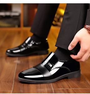 Chaussures en cuir artisanales de haute qualité et élégantes, chaussures en cuir brossé à la main de style britannique, chaussures en cuir pour le bureau et les occasions décontractées - Product Image 6