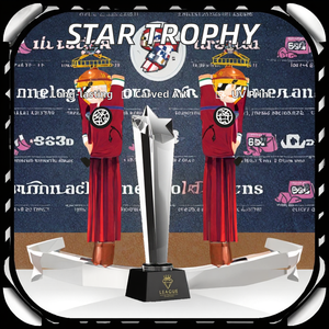 Premio de trofeo de cristal de estrella de alta calidad, grabado de impresión ultravioleta personalizable, varias formas, dibujos animados DIY Feng Shui - Product Image 2