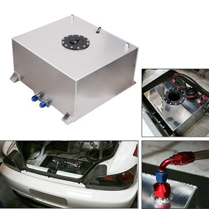 Tanque de Combustible Cuadrado Universal de Aluminio de 60L, Tanque de Combustible Modificado para Carreras con Espuma Interna Anti-Sobretensiones, Sensor de Nivel de Combustible - Product Image 5