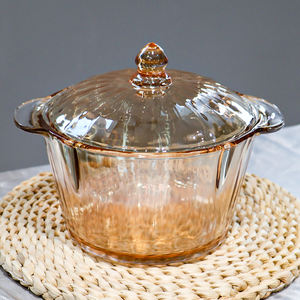 <span class=keywords><strong>Olla</strong></span> de Vidrio de <span class=keywords><strong>Gran</strong></span> <span class=keywords><strong>Capacidad</strong></span>, <span class=keywords><strong>Olla</strong></span> de Cocina de Vidrio de Borosilicato, Cacerola de Vidrio para Sopa con Tapa - Product Image 4