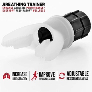 Appareil d'entraînement respiratoire pour les poumons, résistance respiratoire réglable, entraîneur d'exercices pour améliorer la capacité pulmonaire - Product Image 6