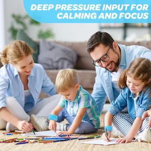 Braccialetti Sensoriali Pesati per Bambini con SPD, ADHD <span class=keywords><strong>e</strong></span> <span class=keywords><strong>Autismo</strong></span>, Effetto Calmante Profondo, Confezione da Due - Product Image 4