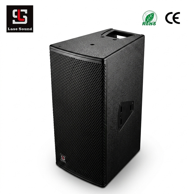 Double 8 Inch 2-Way Full Range 400W Portable Professional Outdoor Audio Speakers with 136dB Max SPL and Composite Material