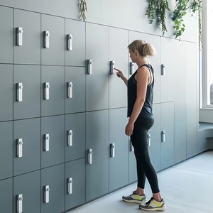 Chống Cháy Không Thấm Nước Văn Phòng Tập Thể Dục <span class=keywords><strong>Locker</strong></span> Tủ Mạnh Mẽ Trang Trí Nhựa Phenolic Hội Đồng Quản Trị Nhỏ Gọn Laminate <span class=keywords><strong>Hpl</strong></span> Tấm - Product Image 1