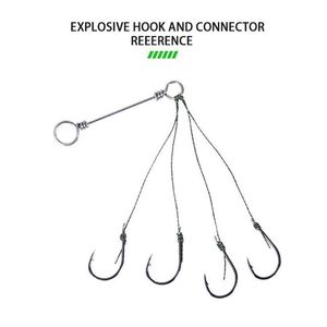 Acier inoxydable Pivotant Stinger Pêche Leurre Connecteur Ressort Serrure <span class=keywords><strong>Snap</strong></span> Carpe Pêche Explosif Crochet Pivotant Connecteur Clip - Product Image 3