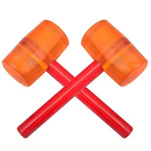 Martillo de goma transparente naranja Hongliang de 750 mm para herramienta de golpeo de pisos, decoración de edificios - Product Image 5