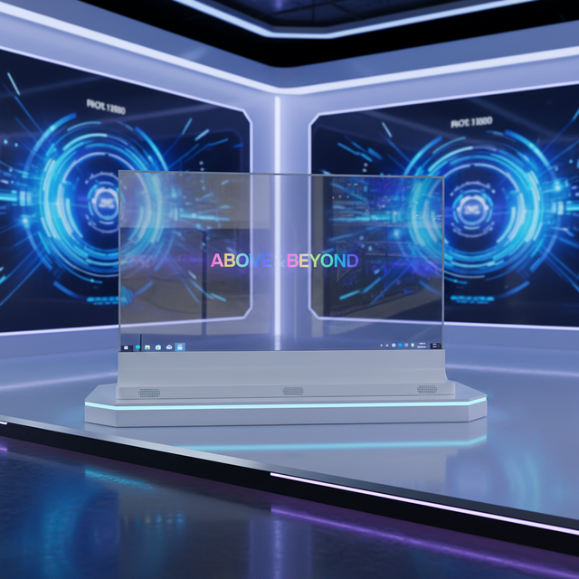 10-Point Touch Transparent OLED Screen (30/55/77") 4K 8ms Response  2.1 Anti-Reflection Coating Customizable Color Indoor