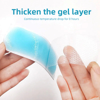 Patch de gel rafraîchissant en gros OEM ODM pour enfants, patch hydrogel au menthol pour la réduction de la fièvre et le soulagement physique par le froid