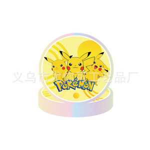 Pokmon Party Supplies Disposable <b>Tablecloth</b> Paper Plate Cutlery Set Birthday Decoration Pikachu Theme 60-80 Pcs - Product Image 4