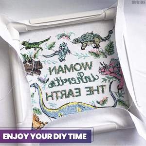 Aro de Bordado Cuadrado de Plástico Burius de 11 Pulgadas, Marco Ligero para Bordado a Mano, Punto de Cruz y Manualidades - Product Image 6