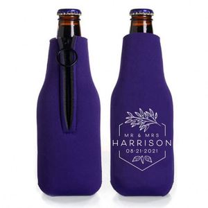 กระเป๋าเก็บความเย็นแบบพับได้พร้อมซิป สำหรับงานแต่งงาน ของชำร่วย ของที่ระลึก ที่ใส่ขวดเครื่องดื่ม ของชำร่วยงานปาร์ตี้ - Product Image 1